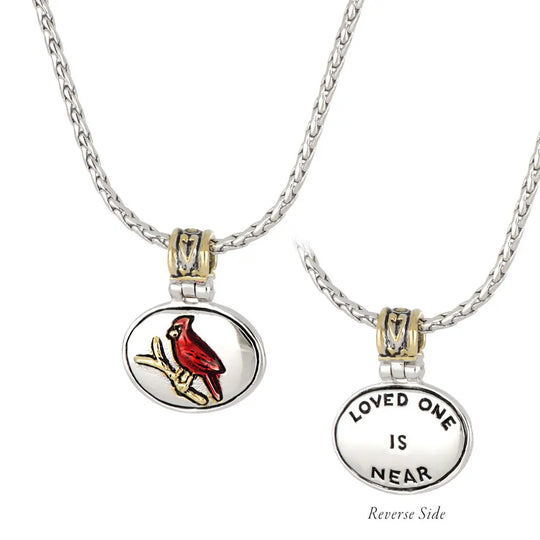 Celebration Memories - Red Cardinal Pendant Necklace John Medeiros Jewelry Collections