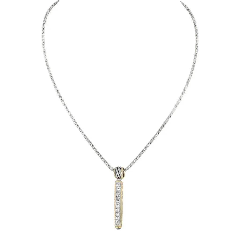 Celebration Petite Pavé - Bar Necklace John Medeiros Jewelry Collections