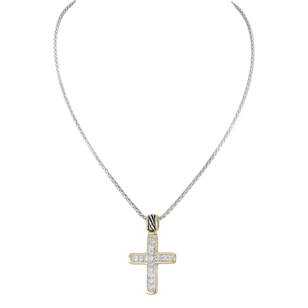 Celebration Petite Pavé - Cross Necklace John Medeiros Jewelry Collections