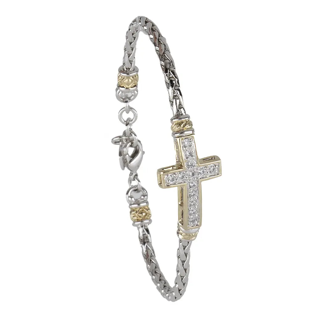 Celebration Petite Pavé Cross Single Strand Bracelet John Medeiros Jewelry Collections