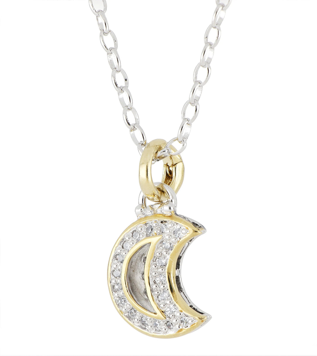 Celebration Petite Pavé - Half Moon Necklace John Medeiros Jewelry Collections