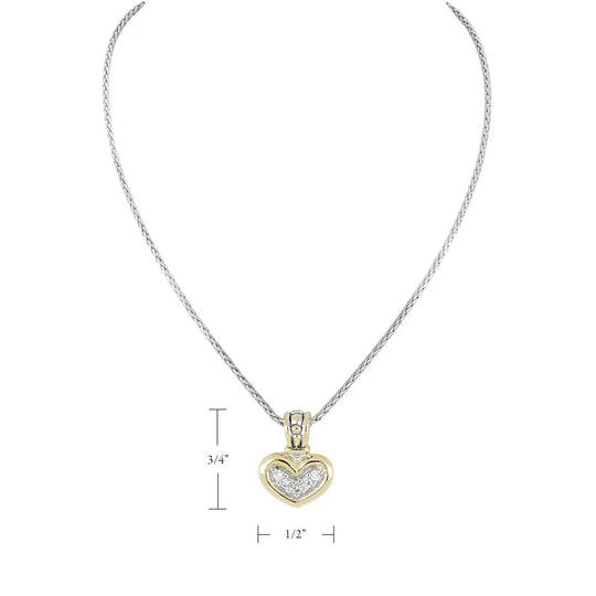 Celebration Petite Pavé - JM Bail Heart Necklace John Medeiros Jewelry Collections