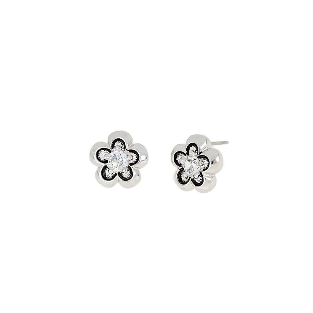 Celebration Petite Pavé - Post Flower Earrings with Pavé John Medeiros Jewelry Collections