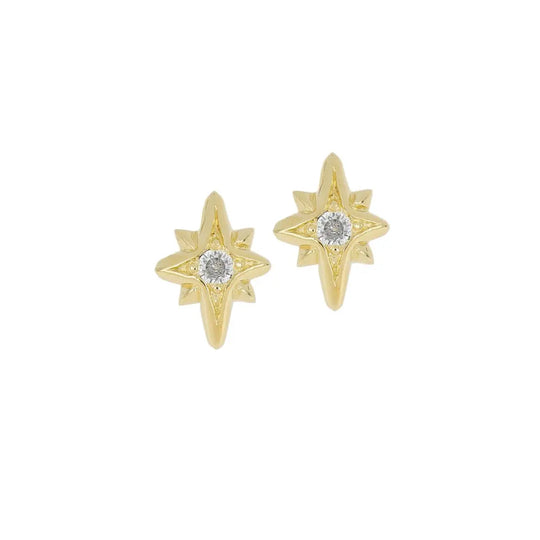 Celebration Petite Pavé - Sunburst Pavé Post Earrings John Medeiros Jewelry Collections