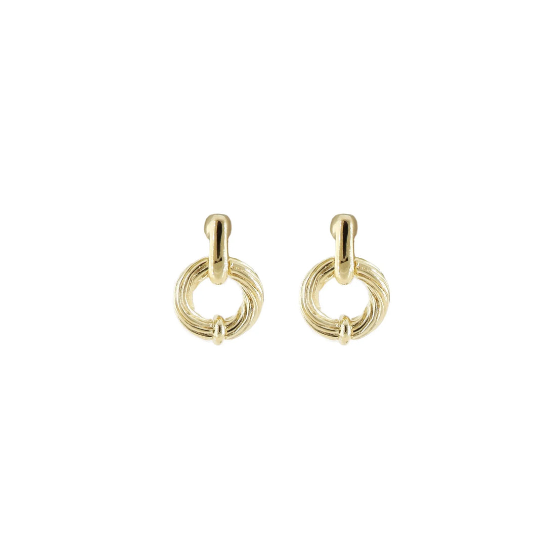 Cordão Collection - Circle Door Knocker Post Earrings John Medeiros Jewelry Collections