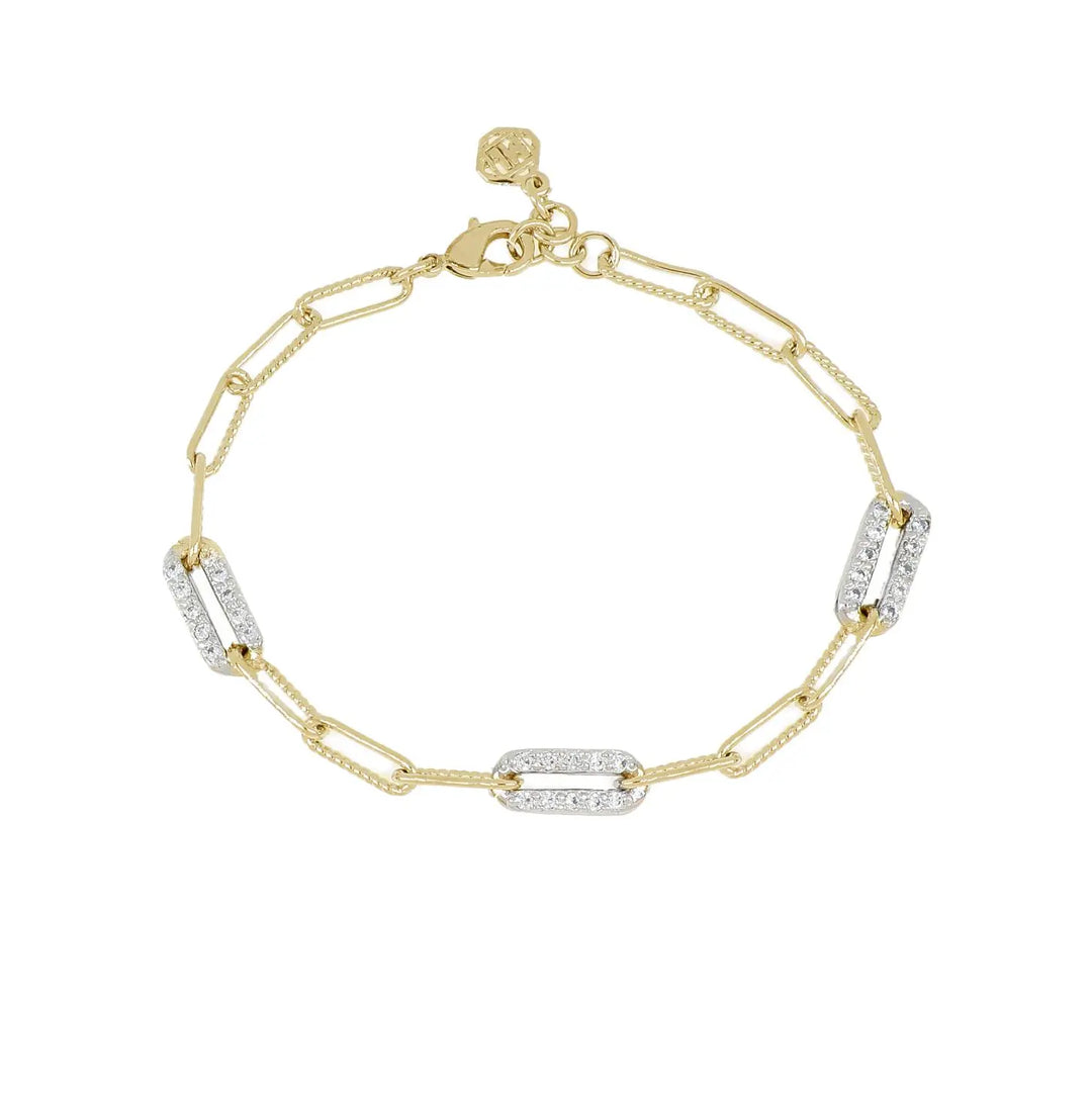 Diamante - 3 Station Pavé Bracelet John Medeiros Jewelry Collections