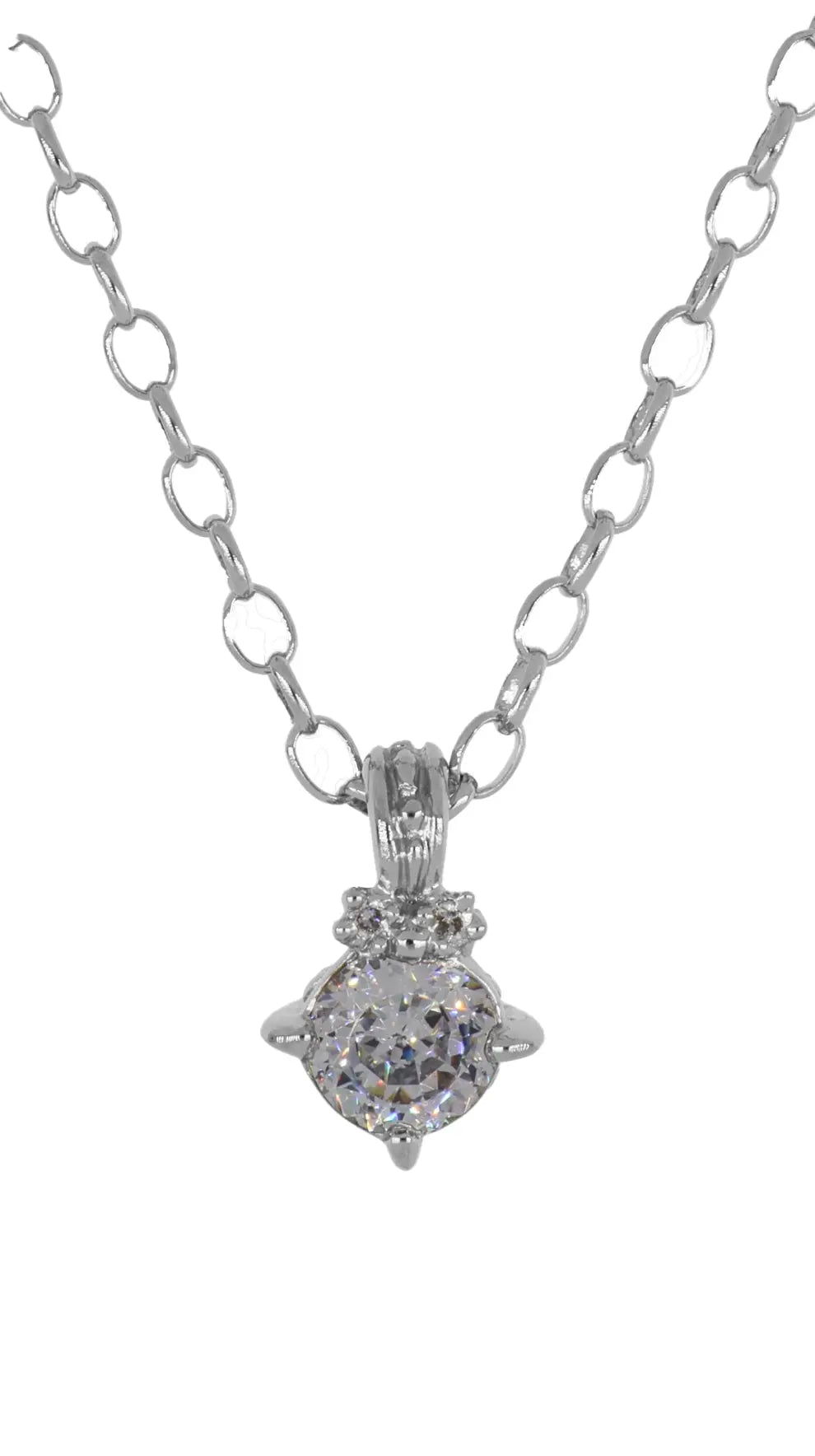 Diamante - CZ 2 Carat 120 Facet, Necklace John Medeiros Jewelry Collections