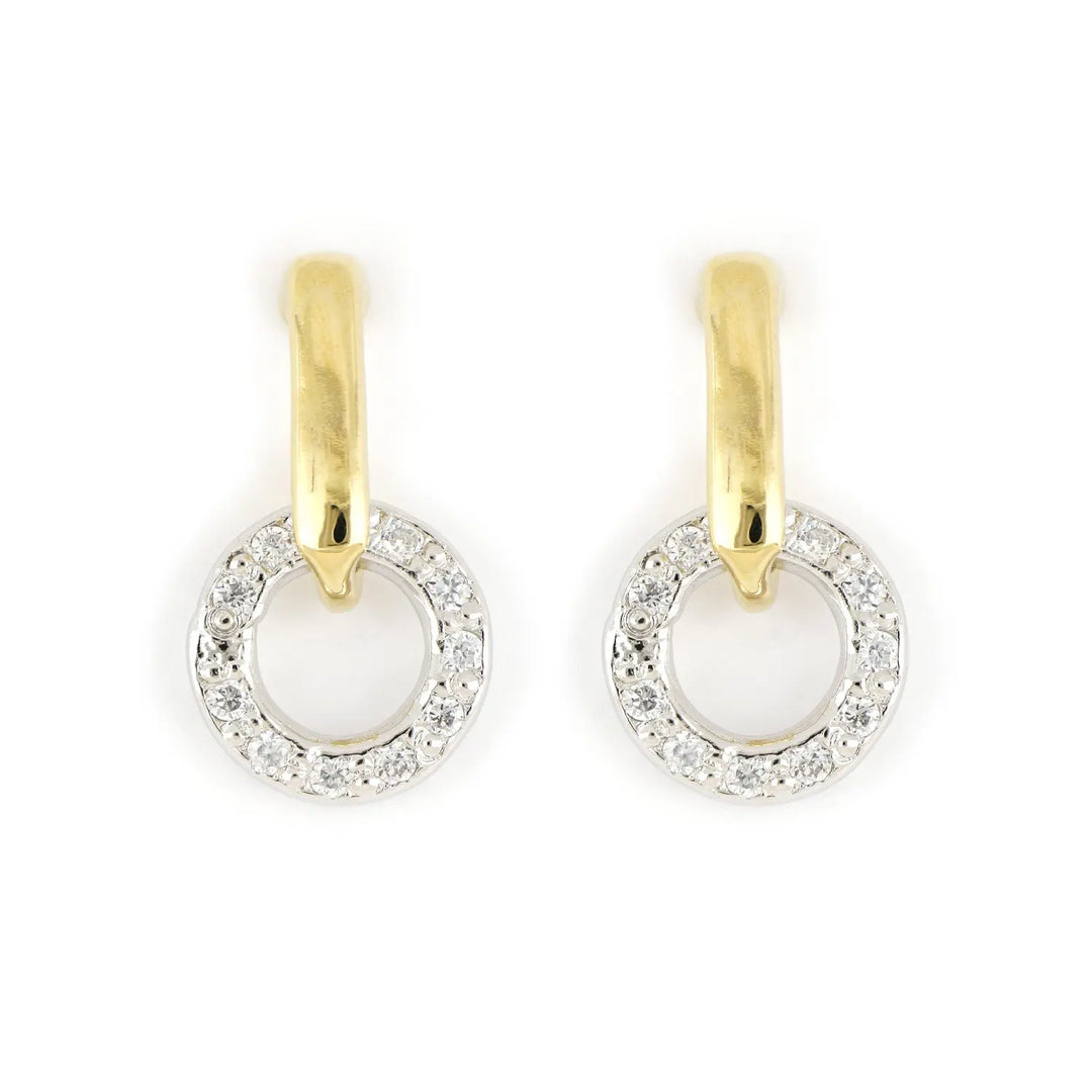 Diamante - Circle Post Earrings John Medeiros Jewelry Collections