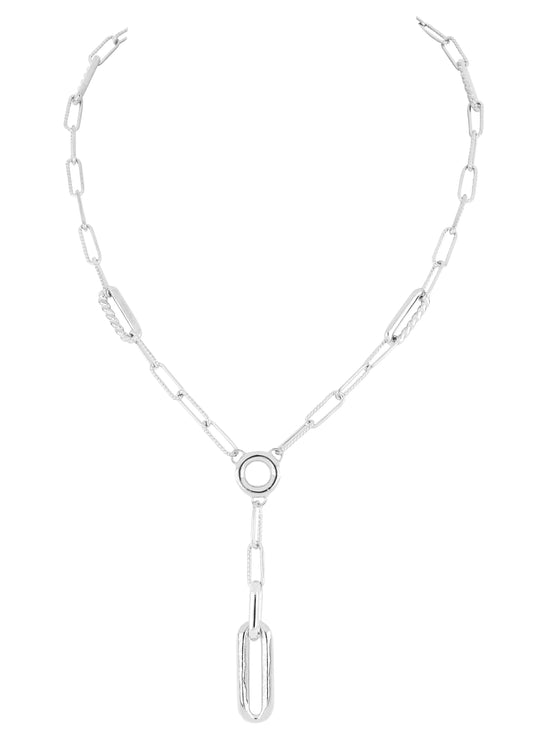 Diamante - Circle with Y Link Necklace John Medeiros Jewelry Collections