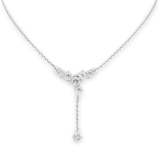 Diamante Cluster 104 - 7 Stone Y Necklace John Medeiros Jewelry Collections