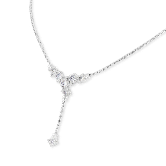 Diamante Cluster 104 - 7 Stone Y Necklace John Medeiros Jewelry Collections