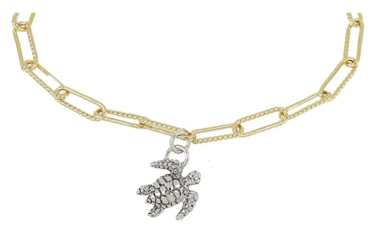 Diamante Necklace Turtle 16-18" John Medeiros Jewelry Collections