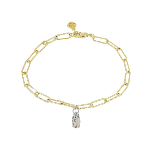 Diamante - Praying Hands Charm Bracelet John Medeiros Jewelry Collections