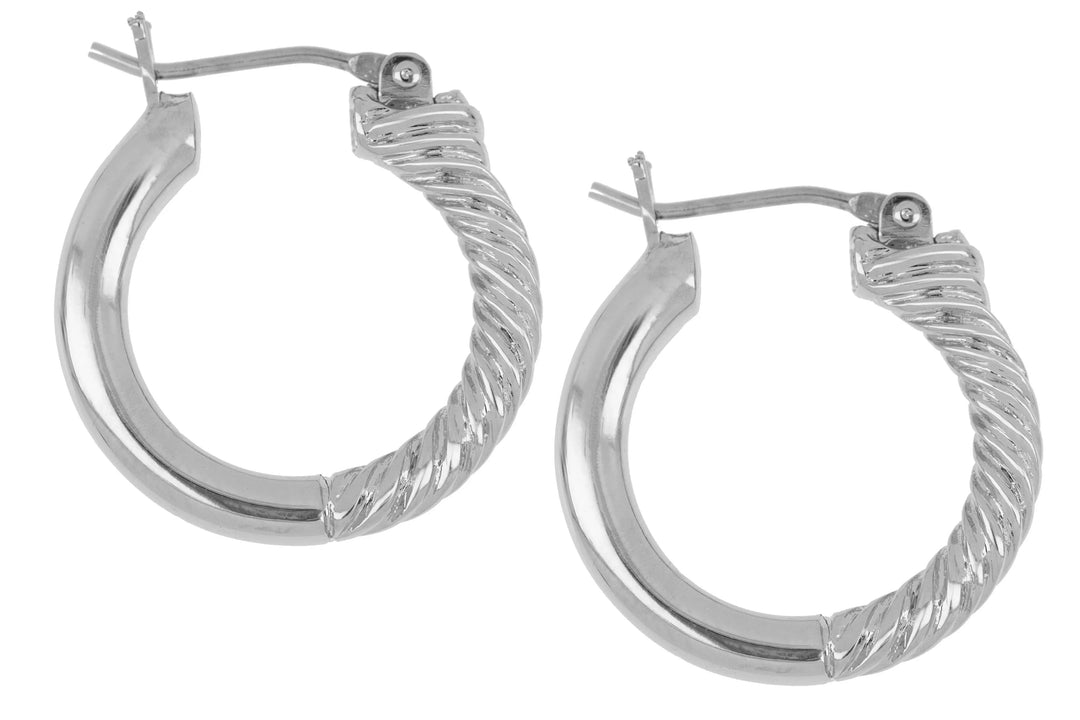 Diamante - Small Hoop Earrings John Medeiros Jewelry Collections