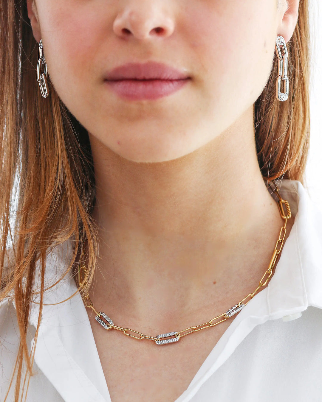 Diamante - Three Station Pavé Necklace John Medeiros Jewelry Collections