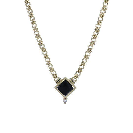 Gift With Purchase - Black Onyx and CZ Necklace John Medeiros Jewelry Collections