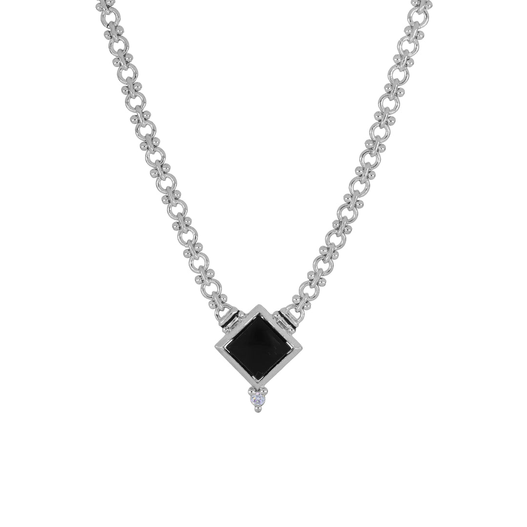 Gift With Purchase - Black Onyx and CZ Necklace John Medeiros Jewelry Collections