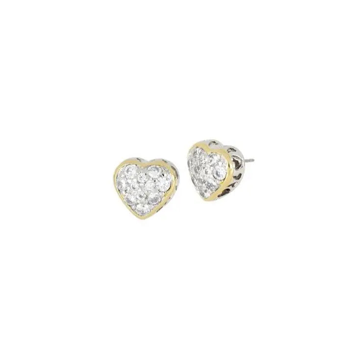 Heart Collection - Pavé Stud Earrings John Medeiros Jewelry Collections