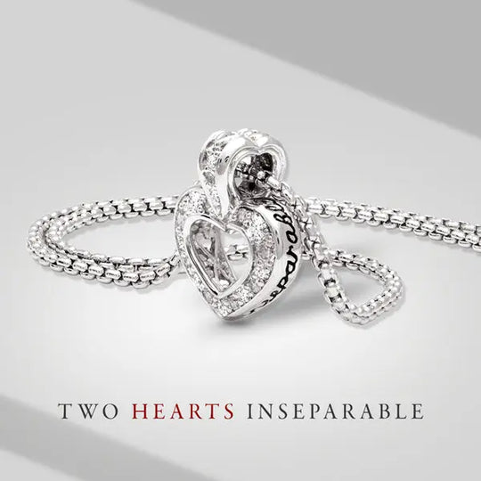 Heart Collection - Two Hearts Inseparable Slider with Chain John Medeiros Jewelry Collections