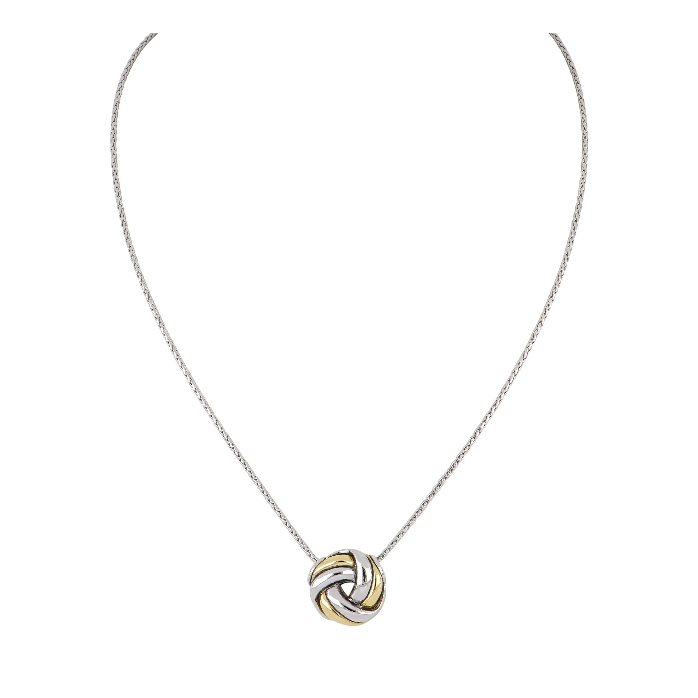 Hotsell 10k 2 tone slider pendant