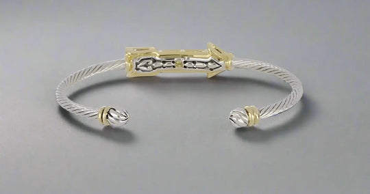 *Limited Offer* Celebration Petite Pavé - Arrow of Love Wire Cuff Bracelet John Medeiros Jewelry Collections