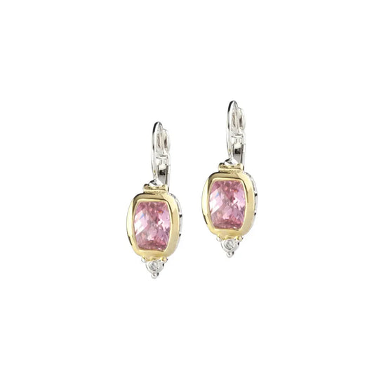 Nouveau Collection - Barrel Cubic Zirconia French Wire Earrings John Medeiros Jewelry Collections