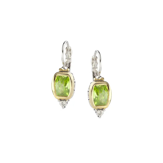 Nouveau Collection - Barrel Cubic Zirconia French Wire Earrings John Medeiros Jewelry Collections