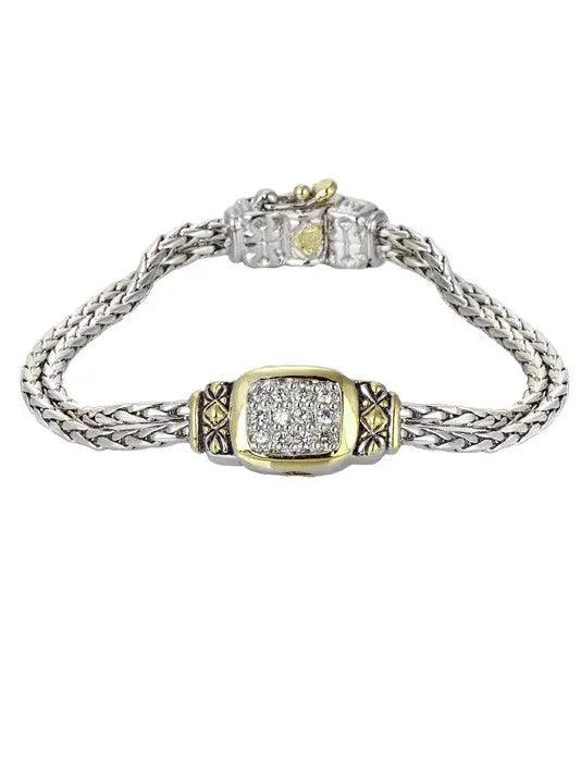 Nouveau Collection - Cubic Zirconia Double-Strand Bracelet John Medeiros Jewelry Collections