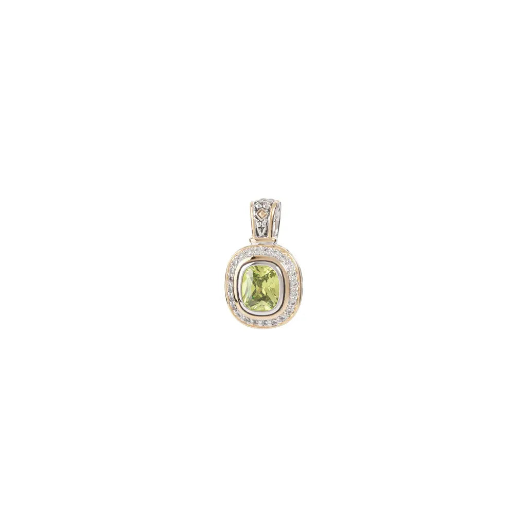 Nouveau Collection - Pavé Accented Oval Enhancer Pendant John Medeiros Jewelry Collections