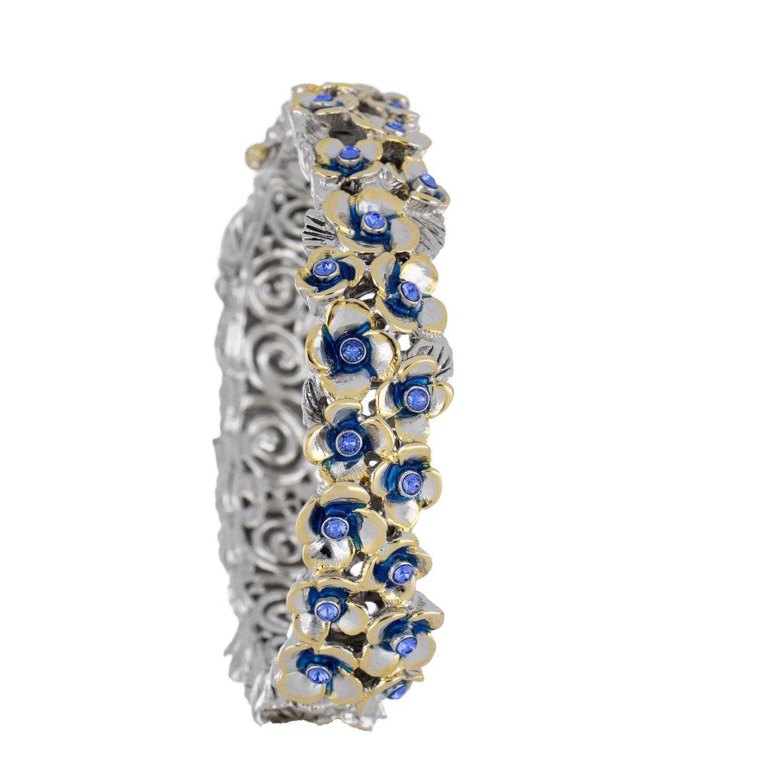 Novelão Collection Large Hinged Two-Tone Bracelet John Medeiros Jewelry Collections