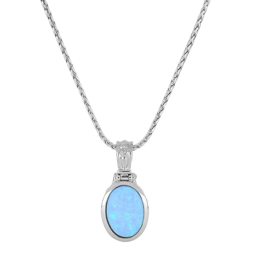 Opalas Do Mar Adjustable Large Oval-Shaped Stone Pendant John Medeiros Jewelry Collections