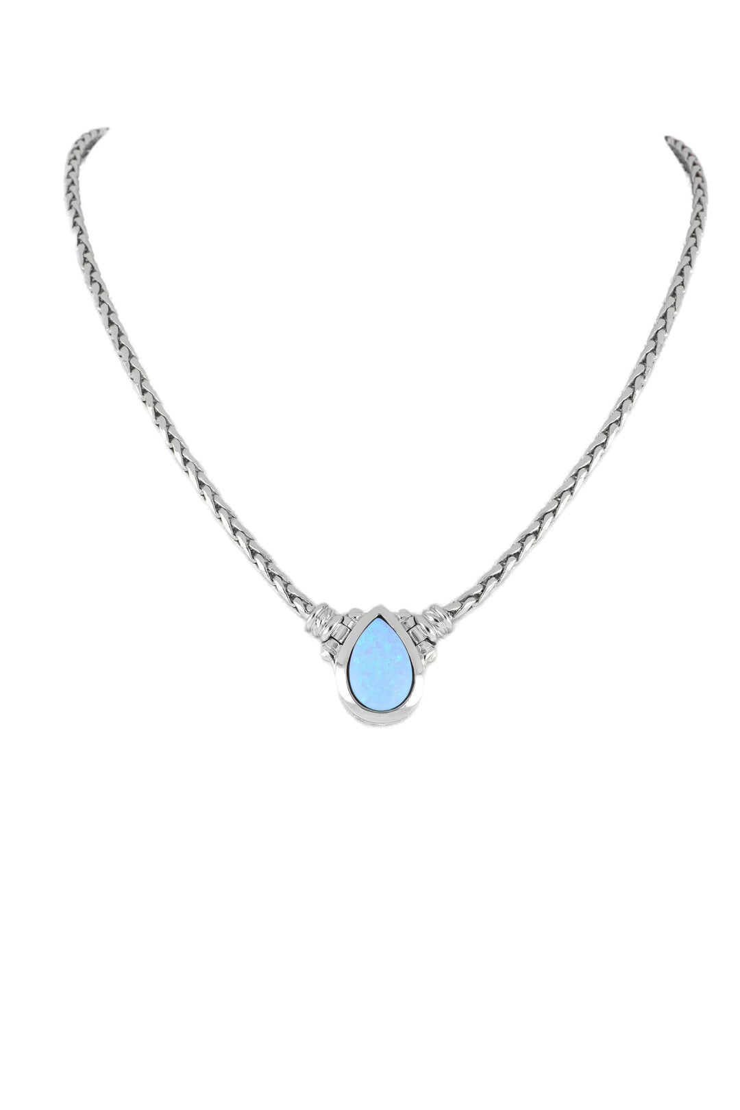 Opalas Do Mar Adjustable Large Pear-Shaped Stone Necklace John Medeiros Jewelry Collections