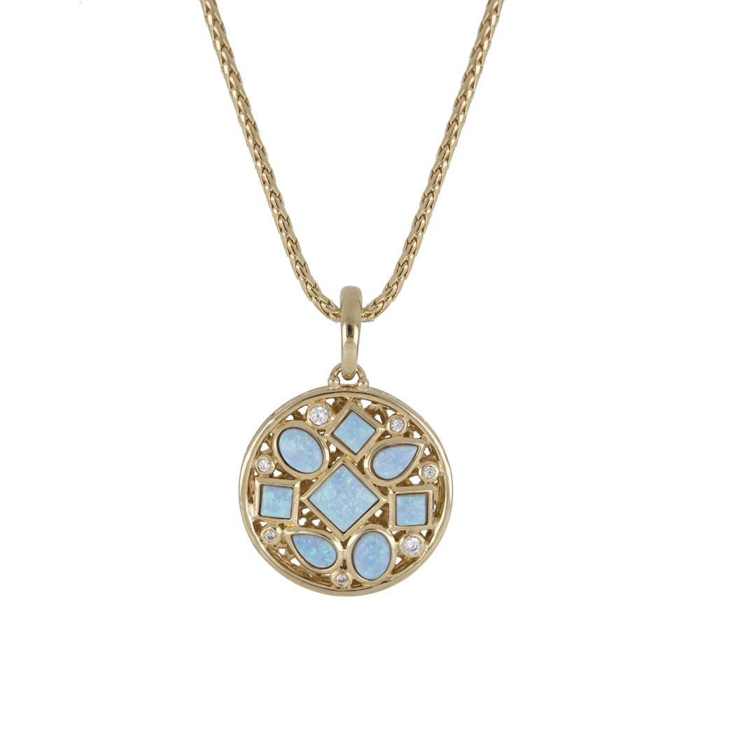 Opalas do Mar Collection - 8 Blue Opal Necklace John Medeiros Jewelry Collections