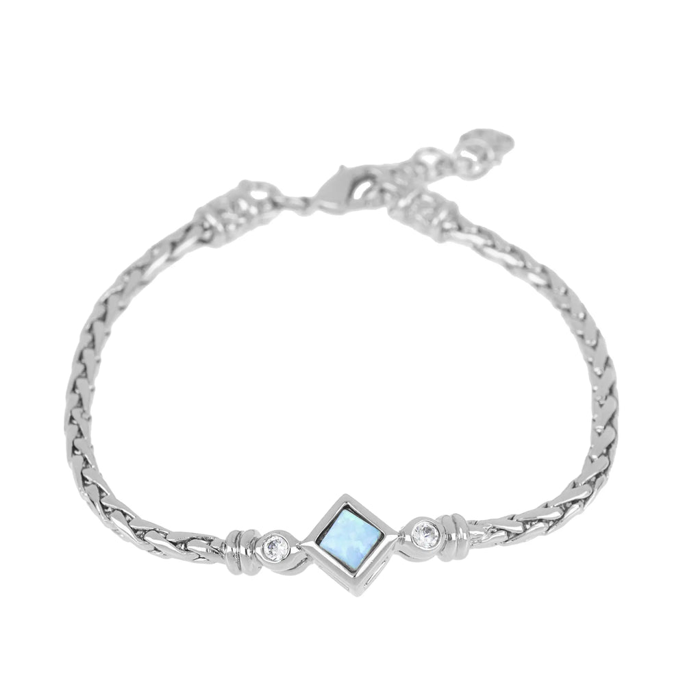 Opalas do Mar Collection - Single Strand Blue Diamond Opal Bracelet John Medeiros Jewelry Collections