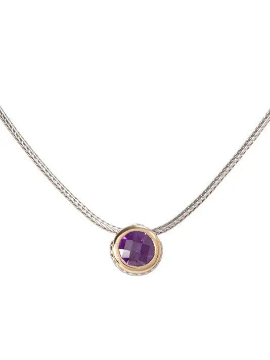 Oval Link Collection - Cubic Zirconia Solitaire Necklace John Medeiros Jewelry Collections