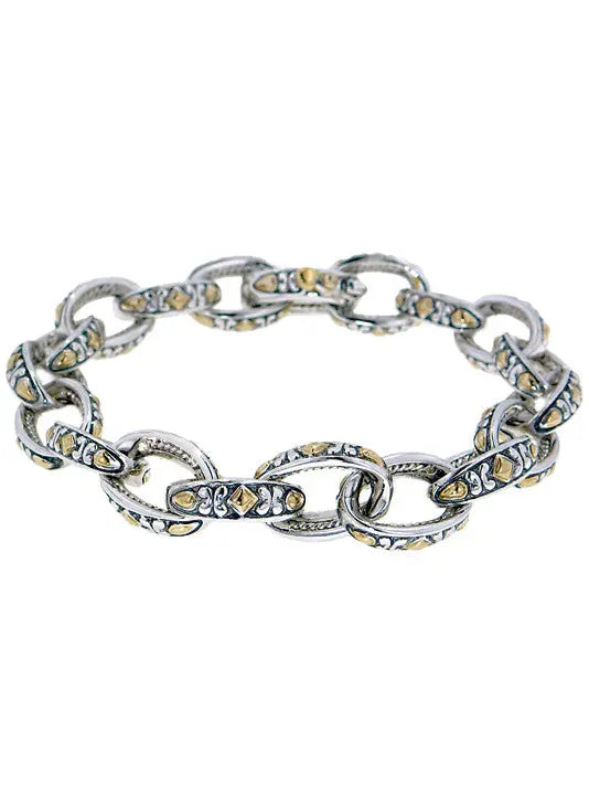 Oval Link Collection - Two-Tone Bracelet John Medeiros Jewelry Collections