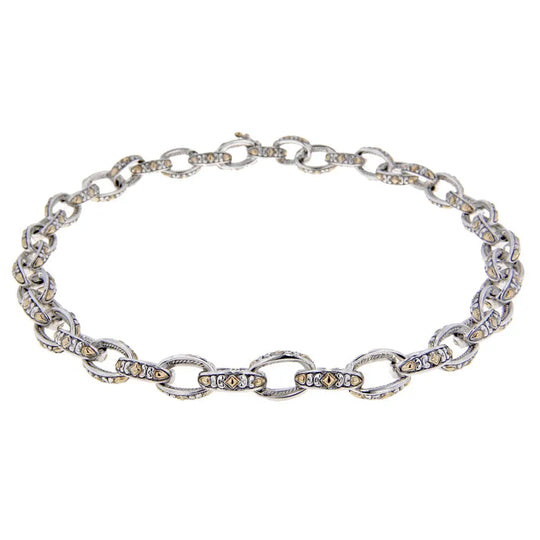 Oval Link Collection - Two-Tone Necklace John Medeiros Jewelry Collections