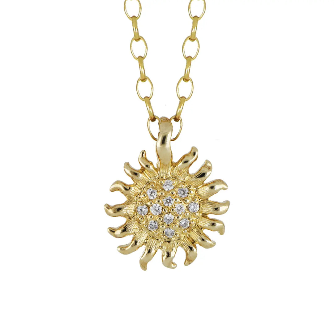 Sunshine Pave CZ Necklace John Medeiros Jewelry Collections