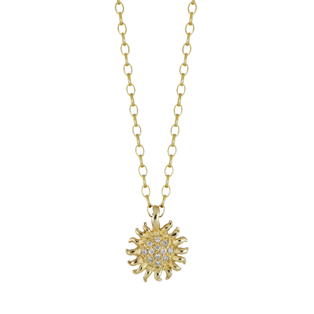 Sunshine Pave CZ Necklace John Medeiros Jewelry Collections