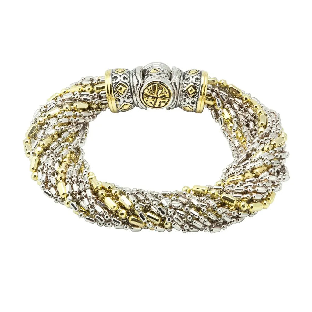 Twisted Bead Collection - 20 Strand Bracelet John Medeiros Jewelry Collections