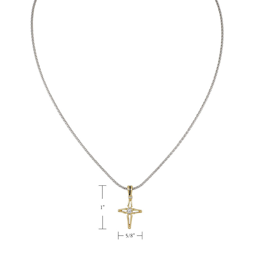 Celebration Small Birthstone Cross