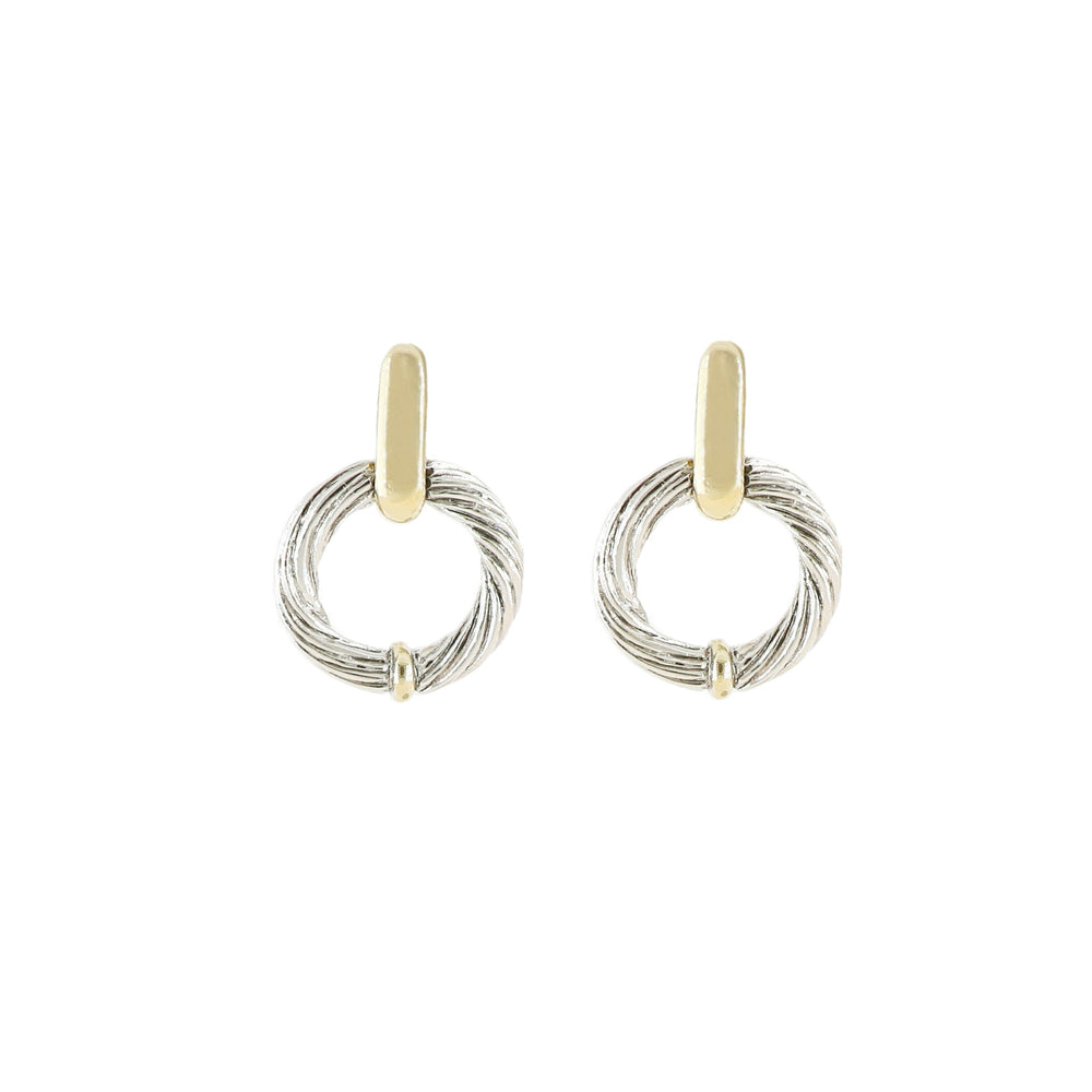 Cordão Collection - Circle Door Knocker Post Earrings John Medeiros Jewelry Collections