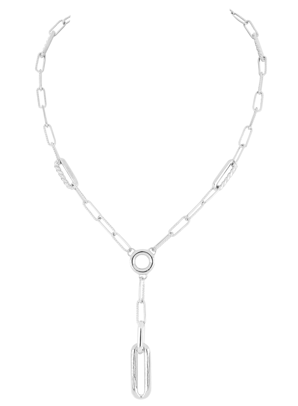 Diamante - Circle with Y Link Necklace John Medeiros Jewelry Collections